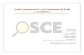 Cuadro Comparativo Ley de Contrataciones y Su Modificación