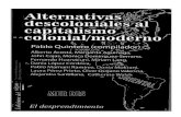La Diferencia Económico-cultural Como Horizonte de Esperanza e Inteligibilidad Libro Alternativas Descoloniales 2016