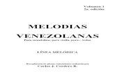 MelodÃ­as Venezolanas - Volumen 1 - LÃ�NEA MELÃ�DICA