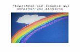 Espectros Con Colores Que Componen Una Linterna