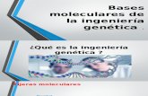 bases moleculares de la ingeniería genética