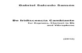 De Iridiscencia Cambiante Gabriel Salcedo Sansón