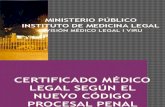 Ministerio Público de Medicina Legal - Dr. Cesar Quito Santos