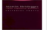 Heidegger - Qué signfica pensar.pdf