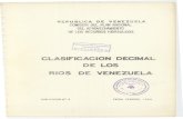 Clasificacion Decimal de Los Rios de Venezuela Publicacion N4
