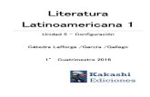 Literatura Latinoamericana Unidad 5