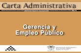 Carta Administrativa Gerencia y Empleo Público