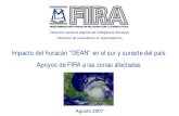 Impacto Del Huracan DEAN en El Sur y Sureste Del País Apoyos de FIRA a Las Zonas Afectadas