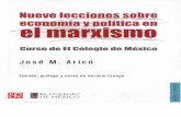 Aricó Nueve lecciones sobre economia y politica en el marxismo