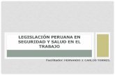 Legislación Peruana en Seguridad y Salud en El Trabajo