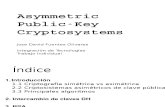 Criptosistemas de Clave Pública Asimétrica