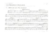 19 Piezas Faciles. Anna Magdalena Bach