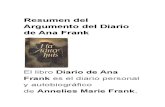 Resumen Del Argumento Del Diario de Ana Frank