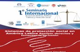 Conferencia «Políticas Públicas y Protección Social: avances y retos de América Latina», dictada por Simone Cecchini, Oficial de Asuntos Sociales, División de Desarrollo de