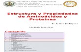Estructura y Propiedades de Aminocidos y Protenas - Fabin Rodrguez