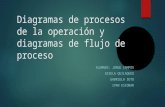 Diagramas de Procesos de La Operación y Diagramas