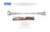 Historia de La Arquitectura - Clasismo Concreto Armado