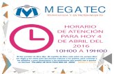 Megatec Horarios 09ABR2016