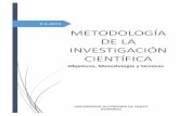 Metodología de La Investigación Científica.