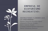 Empresa de Ecoturísmo Recreativo.