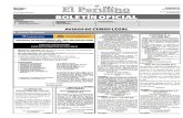 Diario Oficial El Peruano, Edición 9283. 27 de marzo de 2016
