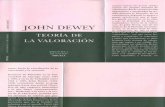 John Dewey - Teoría de La Valoración