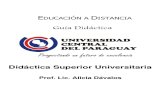 Didáctica Superior Universitaria - Unidad III