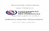 Didáctica Superior Universitaria - Unidad II