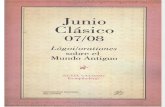 Silvia Calosso (comp.), Junio Clásico 07/08. Lógoi/orationes, sobre el Mundo Antiguo, Santa Fe, Ediciones UNL, 2009.