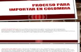Proceso Para Importar en Colombia