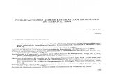 PUBLICACIONES SOBRE LITERATURA FRANCESA EN ESPAÑA. 1994