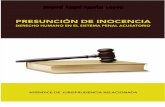 Aguilar López. Miguel Ángel. Presunción de Inocencia, Derecho Humano en El Sistema Penal Acusatorio. 1a. 3ed. Ijf-scjn, 2015