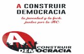 Programa Lista A - Construir Democracia - El MIR a la FECH