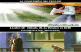Lección 18 - La Confesión Del Pecado