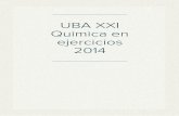 UBA XXI Quimica en ejercicios 2014