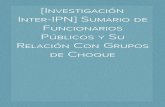 [Investigación Inter-IPN] Sumario de Funcionarios Públicos y Su Relación Con Grupos de Choque