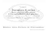 Jacques Lacan, Seminario Los nombres del padre, 20-11-1963