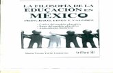 La Filosofía de La Educación en México 1