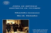 Efemerides Tucumanas - Mes de Diciembre- Junta de Estudios Históricos  Tucumán