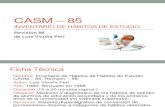 1 CASM 85 Habitos Estudios