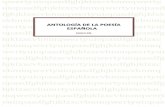 ANTOLOGÍA DE LA POESÍA ESPAÑOLA II - Siglo XX