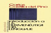 Del Pino, Carlos Castilla - Introduccion a La Hermeneutica Del Lenguaje