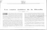 Manuel F. Lorenzo, "Los cuatro ambitos de la filosofía", El Basilisco nº 8, 1991.