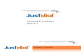 Justdial Company Presentation