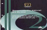 Recomendacion Amaac Ra05-2010