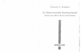 Foladori - La intervención institucional