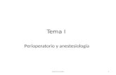 Perioperatorio y anestesiología