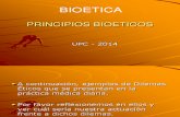 Los Principios Bioeticos 2014