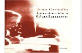 Jean Grondin - Introducción a Gadamer