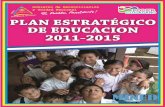 Plan Estrategico de Educacion 2011_2015